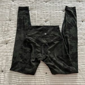Lululemon Align Full Length High Waist leggings camo size 2